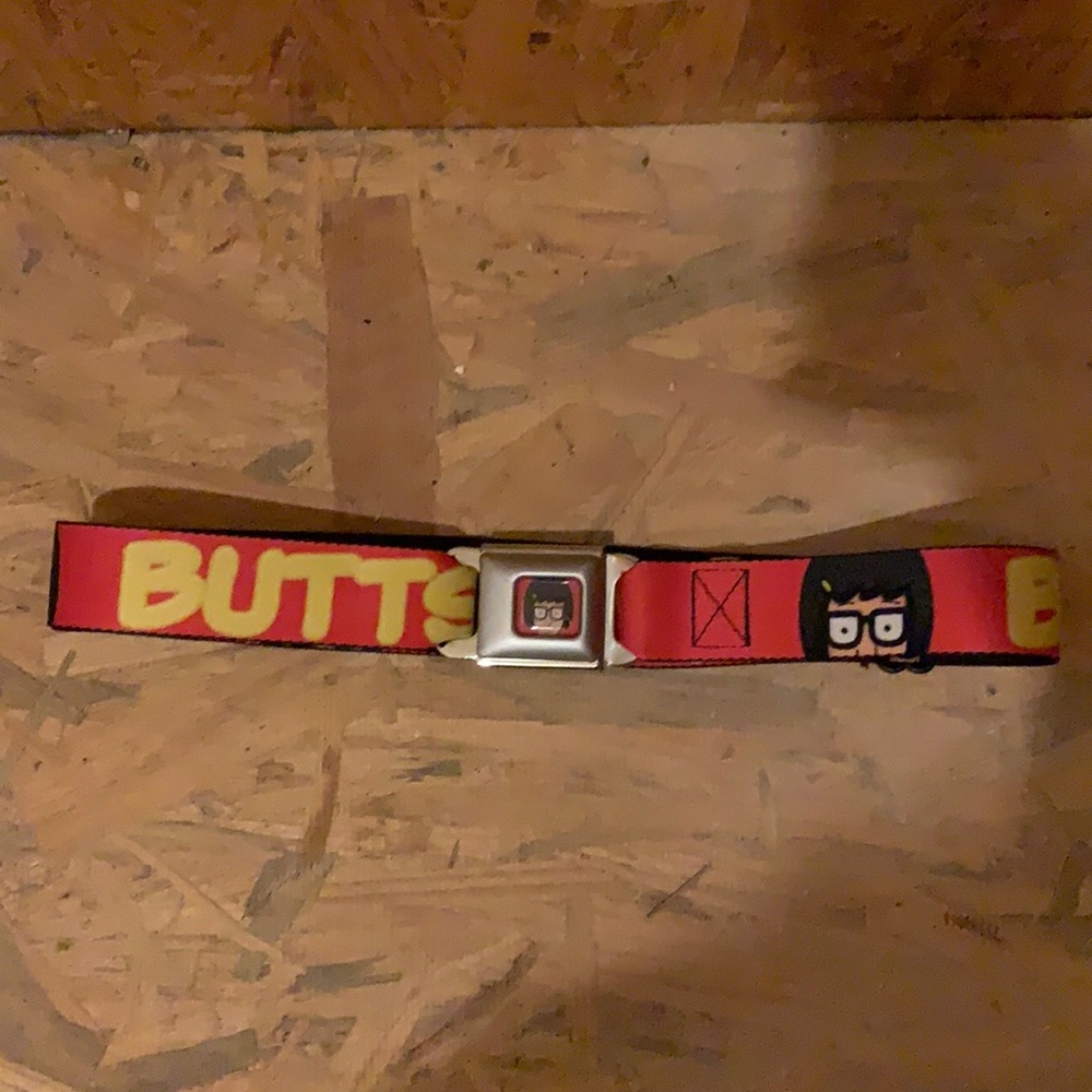 Tina Belcher seatbelt buckle belt